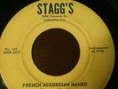 RARE Cajun 45 RPM Pee Wee Broussard - STAGG'S LAFAYETTE French Accordian Mambo