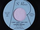 rare Sister Funk 45 BARBARA HOWARD i don't want your love S. REECE Hear
