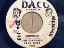 The Fabulous Playboys northern soul R&B group 45 Nervous/Forget the Past on Daco