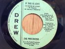 Precisions  Detroit Northern Soul 45 If This Is Love/You'll Soon Be Gone   Drew