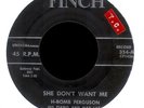 H BOMB FERGUSON She Don't Want Me on Finch R&B Rocker Blues 45 Hear