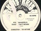 CHRISTOPHER HEWIE  FREE MANDELA THAT WONT WORK  12in UK OG  RARE & SOUGHT AFTER