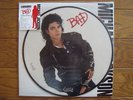 MICHAEL JACKSON BAD JAPAN Picture Disc LP 30 3P-858 w/ OBI Insert $4 Shipping