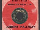 JOHNNY HALLYDAY - RARE ORIGINAL SP JUKE BOX POCHETTE CIBLE 370.462 PETITE FILLE