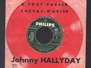 JOHNNY HALLYDAY - RARE ORIGINAL SP JUKEBOX POCHETTE CIBLE 370.639 A TOUT CASSER