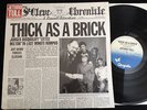 JETHRO TULL Thick As A Brick UK Press Vinyl LP 1972 CHRYSALIS CHR1003 MINT/MINT