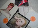 DAVID BOWIE : 2 x LP's : HUNKY DORY + ALADDIN SANE with INSERTS