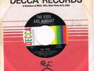 THE WHO The kids are alright / A legal matter Decca 31988 Rare US 45 from 1966