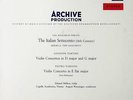EDUARD MELKUS / Tartini & Nardini Violin Concertos/ Archive Red Stereo ARC 73270