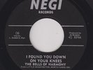 Black Gospel 45 - Bells Of Harmony - I Found You Down On Your Knees - Negi - mp3