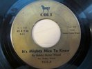 Northern Soul 45 BOBBY GUITAR WOOD it's mighty nice to know COLT listen