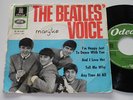 Very rare The Beatles EP Voice Green Odeon label in nice condition