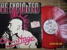 THE EXPLOITED-ON STAGE-RED VINYL-ALBUM-LIMITED-PUNK-SEX PISTOLS