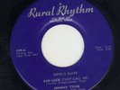 CA rockabilly Johnny Tyler RURAL RHYTHM 509 (( ?  )) Coal miner / Devil's slate