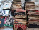 record collection roughly 600 singles 50-80's many from the 60's beatles,stones,