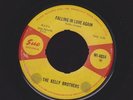 KELLY BROTHERS falling in love again/crying days are over WI 4034 UK 45 on SUE