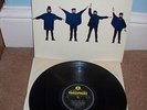 BEATLES Help LP 1965 UK 1st Press STEREO PCS 3071 YELLOW & BLACK PARLOPHONE