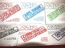COMPLETE SET 6 GONG LIVE EP 1974 PROMO LTD EDN ITALY ONLY FLOYD,YOUNG,DYLAN...