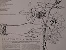 KEELY SMITH I Wish You Love *ANDY WARHOL* back Cover Art ORIGINAL TEAL Folk Pop