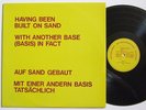 RICHARD LANDRY Having Been Built On Sand LP on Rudiger Schottle Rare Avant Garde