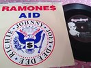 RAMONES - CRUMMY STUFF - RAMONES AID - UK PRESS 1986 pic/sleeve
