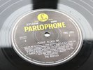 THE BEATLES PLEASE PLEASE ME UK LP 1982 BLACK & YELLOW PARLOPHONE MONO PRES