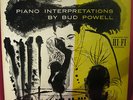 Bud Powell-Piano Interpretations By-Rare Jazz LP-Clef DG Mono-DSM Cover LISTEN