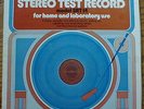 Stereo Review’s Stereo Test Record model SRT 14 US 1978 LP Audiophile