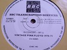 BBC TRANSCRIPTION DISC - VINTAGE PINK FLOYD 1970-71 IN CONCERT LP