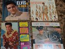 4 records ELVIS IS BACK , VG  50K fans VG, A Date with elvis G+, Blue hawaii G