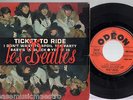 BEATLES ticket to ride +3 FRENCH ODEON SOE 3766 EP