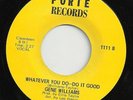 Rare Soul Funk 45  GENE WILLIAMS  on FORTE  orig.