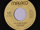 rare Soul 45 HANK SAMPLE got to find the nerve Listen