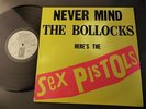 Never Mind the Bollocks here's the Sex Pistols misprint cover with Liar twice LP