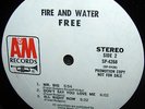 W L PROMO 1970 Orig FREE   FIRE AND WATER   HARD HEAVY BLUES PSYCH PAUL KOSSOFF