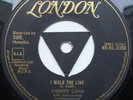 Johnny Cash - I Walk The Line and Get Rhythm.  Rare London Gold Tri 45 - Mint -
