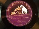 G&T, 05546  WILHELM BACKHAUS,Piano,Rhapsody No. 2 ( List ), ONE SIDED,