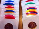 Set of 29 Beatles colored vinyl 45s - never played