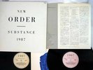 NEW ORDER SUBSTANCE NIPPON COLUMBIA YZ-186 Japanese pressing PROMO OBI Vinyl LP