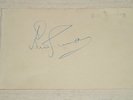 BILL GRUNDY VERY RARE 100% ORIG AUTOGRAPH + COA SEX PISTOLS PUNK