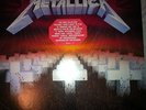 Metallica Master Of Puppets Promo LP with Sticker Gold Promo Stamped White Label