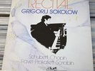 rare eurodisc 2LP GRIGORIJ SOKOLOV PIANO RECITAL SCHUBERT CHOPIN RAVEL PROKOFIEF