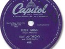 Rare RAY ANTHONY 78 RPM Record. (Theme from) Peter Gunn. Henry Mancini