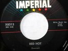 BOB LUMAN 45 Red Hot / Whenever You're Ready IMPERIAL Rockabilly VG++ #BB379