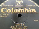 UKULELE IKE Cliff Edwards 78rpm Anita Just A Night For Meditation COLUMBIA 1609D