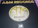 SEX PISTOLS - GOD SAVE THE QUEEN [ A&M repro ] NEW MINT BLACK VINYL