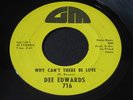 Dee Edwards   Why Can't There Be Love   Detroit   GM northern soul funk 45 HEAR