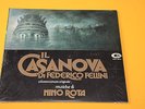 FELLINI NINO ROTA LP CASANOVA 1°STAMPA ORIGINALE ITLAIA 1978 SIGILLATO TEXTURED