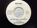 Jimi Rutherford ?Go For What You Know 1980 RARE KILLER DISCO FUNK listen NM