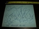 EX The Moody Blues ORIGINAL & GENUINE early signed autograph booklet 64-66 Denny